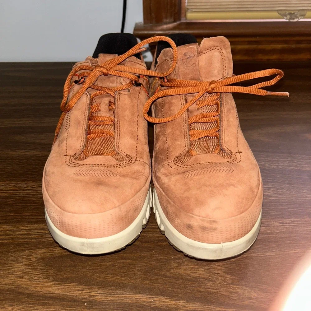 ECCO Cool 2.0 Gore-Tex Surround Sneakers Mens 43 9-9.5 Brown Leather Waterproof